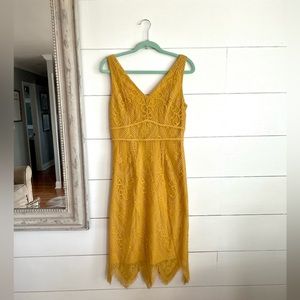 Nanette Lenore Autumn Gold Lace Dress size 4 “Endless Summer”